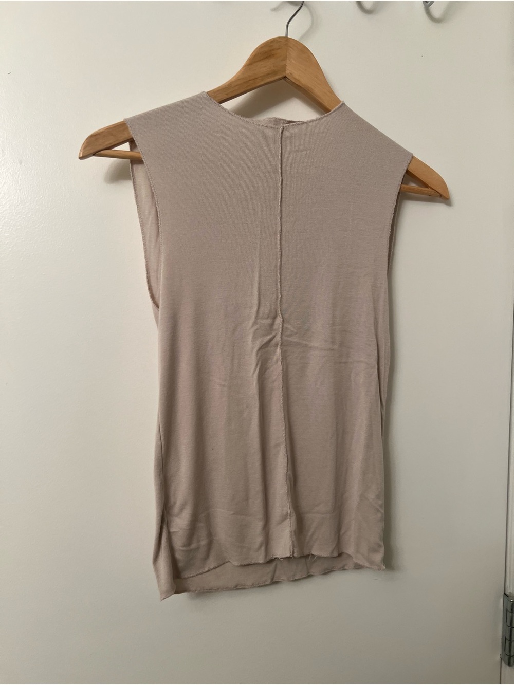 Zara Sleeveless Top – Taupe, Size Medium - Picture 3 of 7